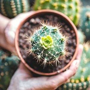 Cactus With Pot